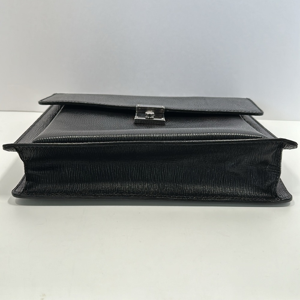 Authenticated Vintage Salvatore Ferragamo Satchel - Black - Picture 9 of 15